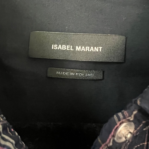 ISABEL MARANT FILANUA PUFF-SLEEVE PLAID MINI DRESS - Size 38/US 6 - Picture 8 of 13